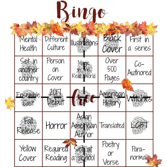 fall bingo finished